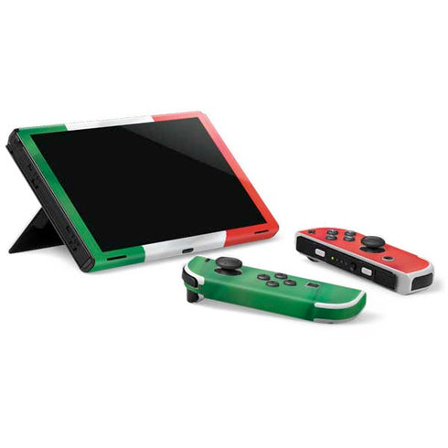 Italy Flag Nintendo Switch OLED (2021) Skin